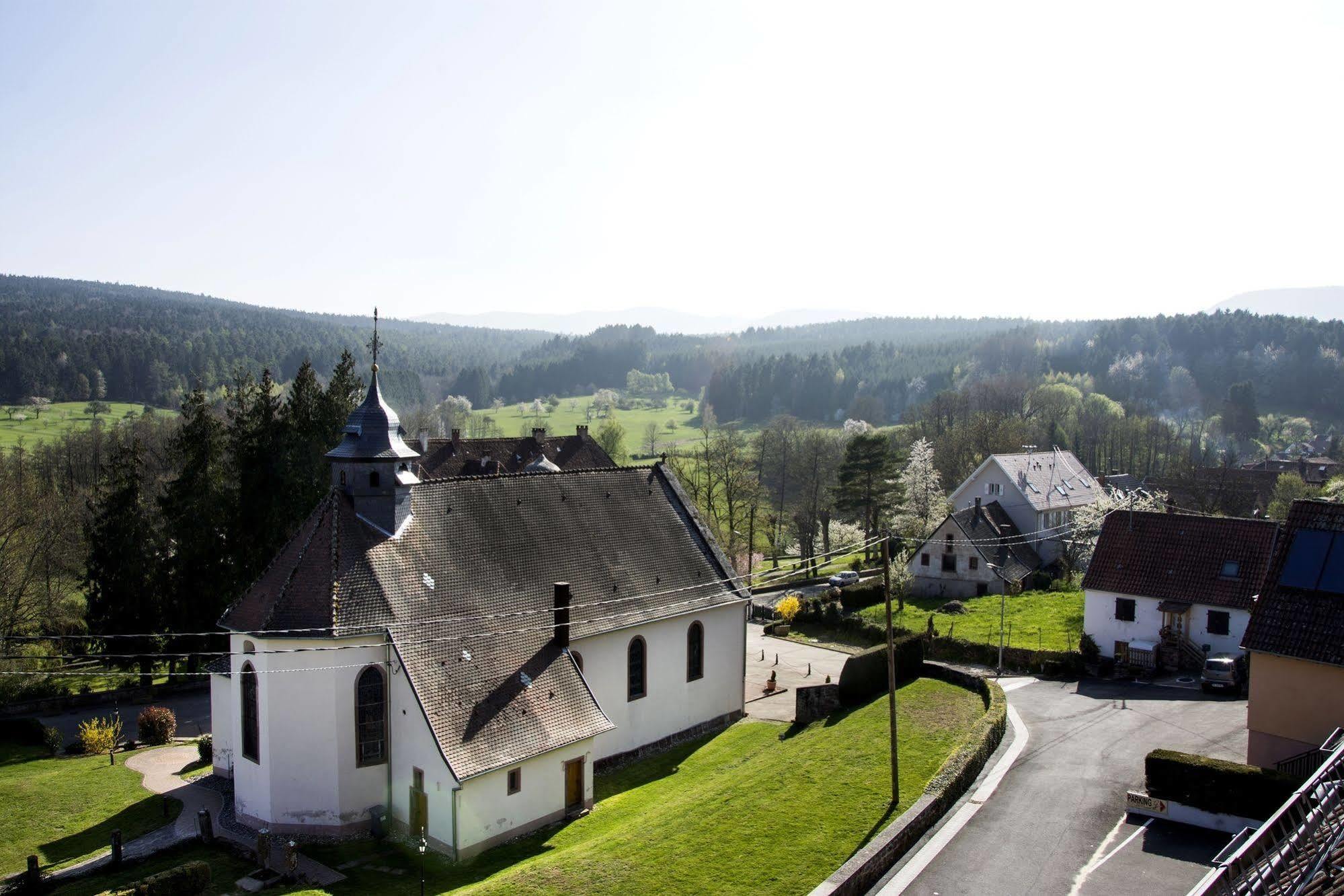 Hotel Spa Et Restaurant Au Chasseur Birkenwald Exterior foto